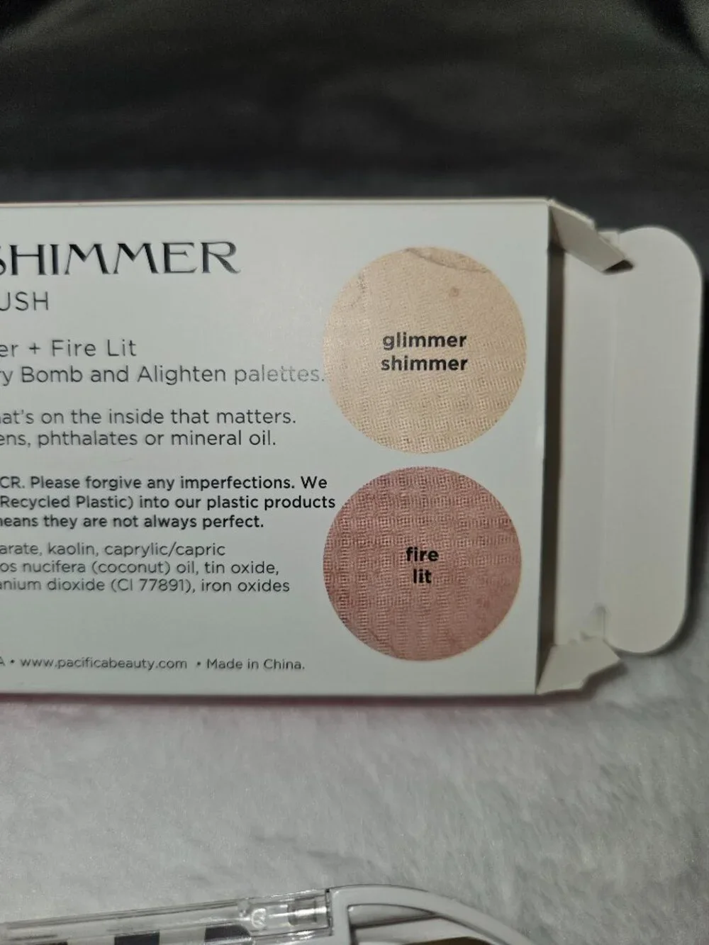 NWT NIB Pacifica Glimmer Shimmer Highlighter & Blush Duo